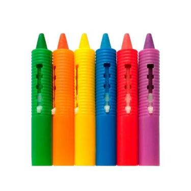Imagem de Giz de Cera Risque e Apague Buba Divertido Interativo para Colorir no 