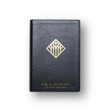 Imagem de Livro - Bíblia de Estudo Thomas Nelson NVI, Capa luxo preta, Leitura P