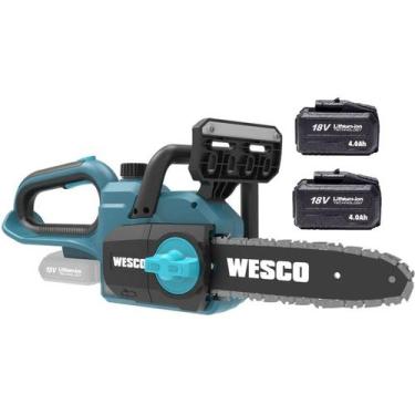 Imagem de Motosserra 18v 25cm Com 2 Bateria 4ah Wesco WS8304.9