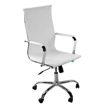 Imagem de Cadeira Escritório Ergonômica Conforto Sirius Branca - VINIK