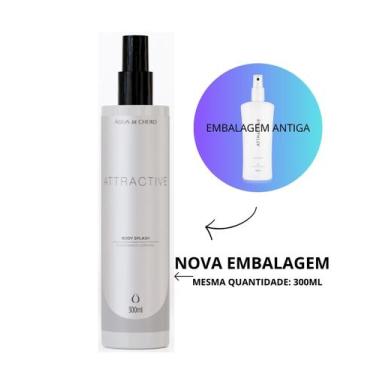 Imagem de Body Splash Attractive 300ml Água de Cheiro Floral Frutal Moderno - No