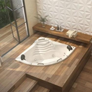 Imagem de Banheira de Hidromassagem Acapulco Gran Luxo 150x211x51cm - P6 - 110v 