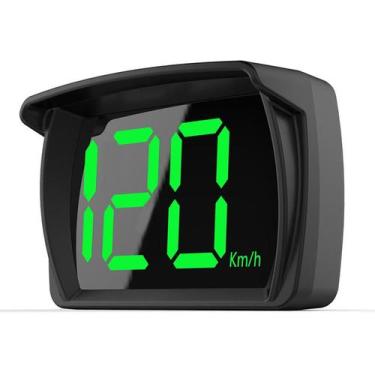 Imagem de Velocimetro Digital GPS Satelite USB Acessorio Automotivo Led Forte Un