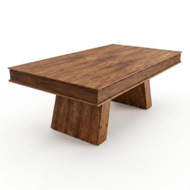 Imagem de Mesa De Sinuca E Jantar Jade Madeira 2 Em 1 Madeira Maciça Acabamento 