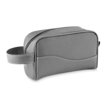 Imagem de Necessaire Bicolor Com Alça Em Couro Sintético