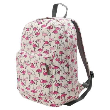 Imagem de Mochila Feminina Juvenil Flamingo Escolar Casual Chenson