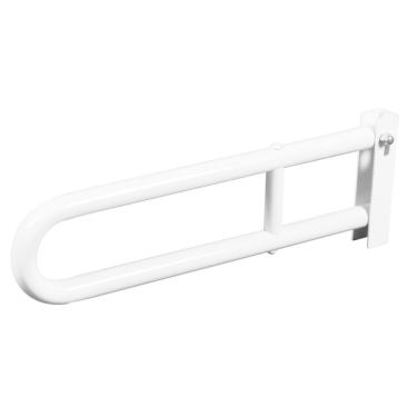 Imagem de Barra de Apoio Aluminio Articulada 60cm para Banheiro Branco