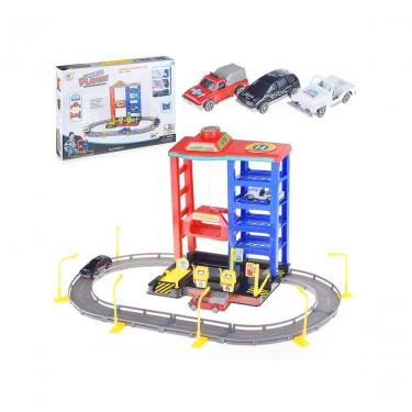 Imagem de Playset Com Carrinhos - Garagem Com Elevador E Posto - Yestoys