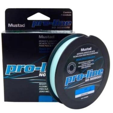 Imagem de Linha de Pesca sem memória Água Doce e Salgada Pro-line Mustad Azul