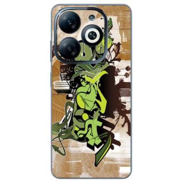 Imagem de Capa Adesivo Skin072 Verso Para Infinix Smart 8 Pro (X6525B) - KawaSki