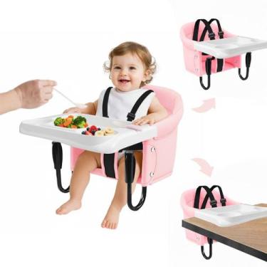 Imagem de Cadeirinha de Alimentação Portátil para Bebê com Fixação  Tudo em Caix
