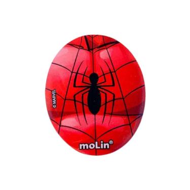 Imagem de Borracha Escolar Molin do Brasil Homem Aranha Molin com Tema Infantil para Escrita e Desenho Vermelho