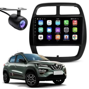 Imagem de Central Multimídia Automotiva 2 Din E-tech Premium 9 POLEGADAS Wi-Fi Bluetooth Android Auto Apple Carplay para Renault