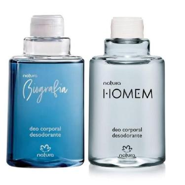 Imagem de Natura Homem E Biografia Deo Corporal Masculino Refil Kit 2 Unid