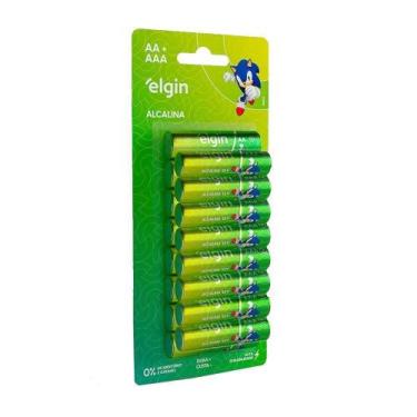 Imagem de Pilha Alcalina - Blister Com 8 Unidades Aa Comum E 8 Unidades Aaa Pali