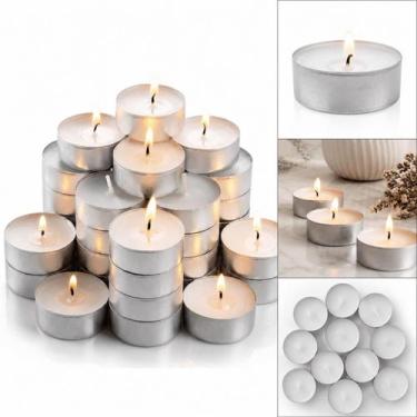 Imagem de Velas Para Aquecedor De Fondue E Bule Kit 100 Unidades Tipo Rechaud Ba