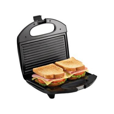 Imagem de Sanduicheira e Grill Brunch Time 800W Elgin, Preto, 110V