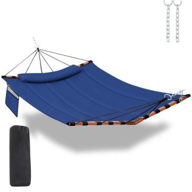 Imagem de Hammock TEGERDEGER, corda de nylon de 3,7 m, barra espalhadora de made