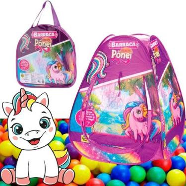 Imagem de Barraca infantil Para Transporte Ponei Rosa - Samba Toys, Barraca Boli