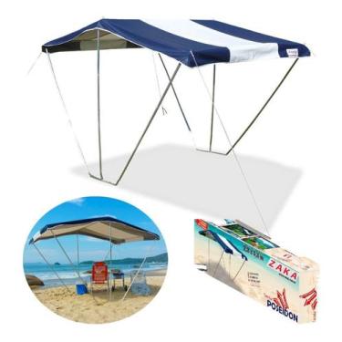 Imagem de Tenda Gazebo Poseidon Praia Camping Jardim 3,3m x 2,3m - Zaka