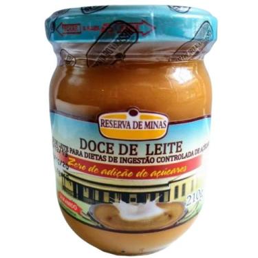 Imagem de Doce de Leite Zero Açúcar 210g - Reserva de Minas