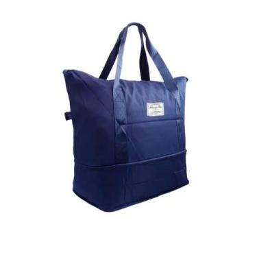 Imagem de Bolsa Grande Compartimento Extra Prova Água Viagem Dobrável - Dobravel