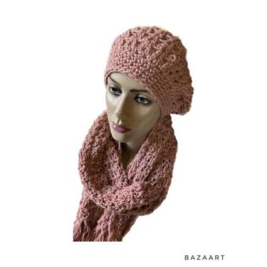 Imagem de Cachecol + Touca Chic - Vitoria Artesanato