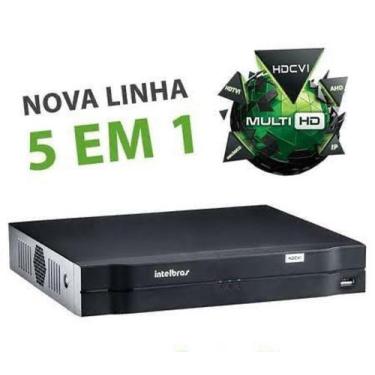 Imagem de Dvr Intelbras 8 canais mullt hd e Câmera Intelbras bullet 1120b, 220V