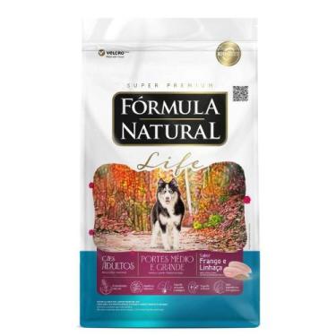 Imagem de Ração Fórmula Natural Life para Cães Adultos de Raças Médias e Grandes