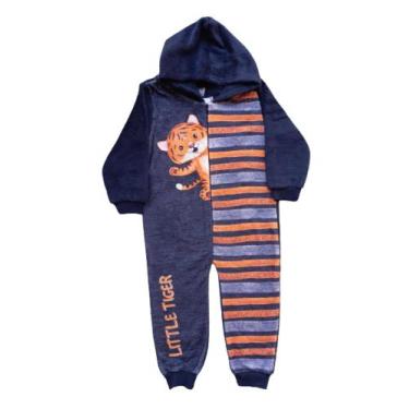 Imagem de Macacão Infantil Masculino Longo TileeSul, Marinho, 2