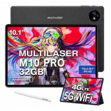 Imagem de Tablet Multilaser M10 Pro Mtk 32gb 4g Android Wi-fi 10.1 Cor