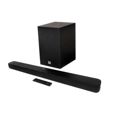 Imagem de Soundbar JBL Cinema SB180 JBLSB180BLKBR 2.1 Canais 110W RMS Bluetooth HDMI ARC Subwoofer sem fios