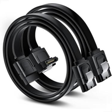 Imagem de Cabo De Dados Sata Com 2 Preto - DIVERSOS
