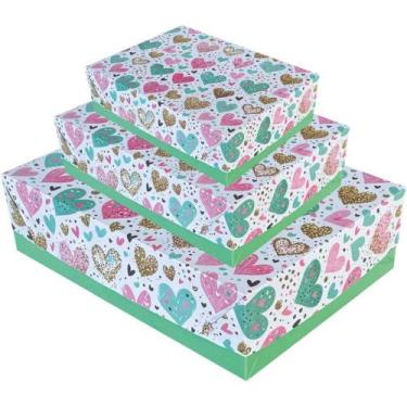 Imagem de Caixa para Presente com Tampa PQ (19X14,5X7,5) (S) - Cristina
