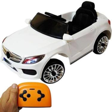 Imagem de Mini carro elétrico 6v controle bw007 - IMPORTWAY, Branco