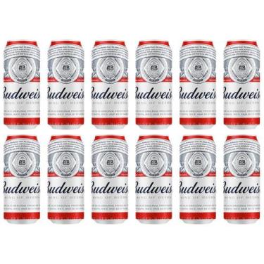 Imagem de Cerveja Budweiser King of Beers 12 Unidades Lata 473ml