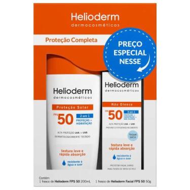 Imagem de Kit Helioderm Suncare Protetor Solar Corporal FPS50 com 200ml + Protet