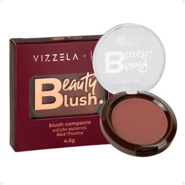 Imagem de Blush Compacto Vizzela La's Clothing Red Mocha Edição Especial