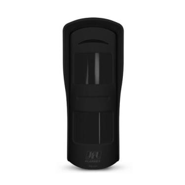 Imagem de Sensor Infravermelho Passivo com fio PET e PIR Dual Externo Black JFL 