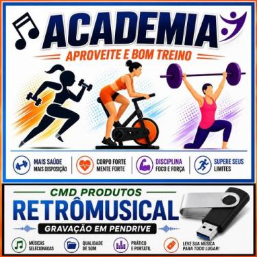 Imagem de Pen Drive 8gb com Músicas Música para Curtir na Academiamp3 Playlist -