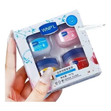Imagem de Lip Balm Set 4 Un Hidratante Base De Plantas Naturais Wnp'l - WNPL