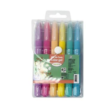 Imagem de Giz De Cera Color Gel 6 Cores Leo E Leo - Leo&Leo