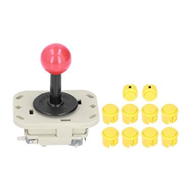 Imagem de Arcade Stick, Operação Simples Botão Mecânico Som Arcade Joystick Portátil Leve 50 milhões de torneiras para uso doméstico para máquinas recreativas