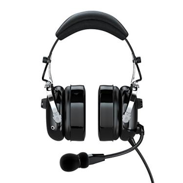 Imagem de FARO G2-PNR Premium Pilot Aviation Headset com Entrada Mp3 (Adaptadores para conectores de fone de ouvido de aviação, suporte universal adaptador GA duplo padrão)-Preto