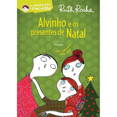 Imagem de Livro - As Aventuras do Alvinho - Alvinho e os Presentes de Natal - Com Adesivos - Ruth Rocha
