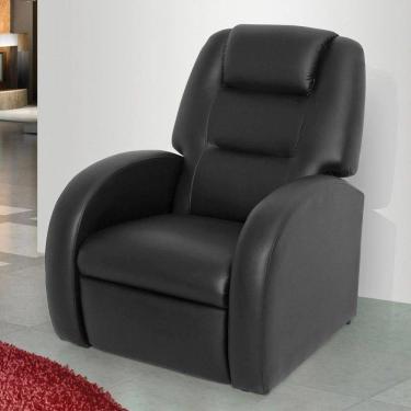 Imagem de Poltrona Reclinável Civic Corano Preto E 281- Matrix