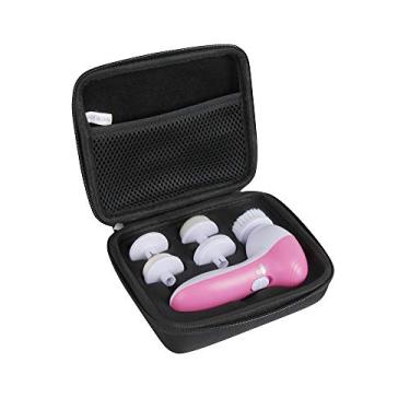 Imagem de Capa Hermitshell para viagem para pincel e massageador de limpeza facial à prova d'água PIXNOR/Gackoko, Preto