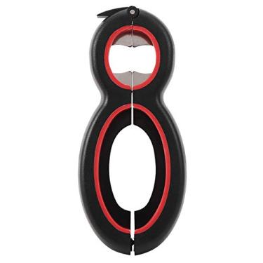 Imagem de Abridor de garrafas,abridor de latas de a?o inoxid¨¢vel 6 em 1, abridor de frascos com al?a ABS f¨¢cil de usar para idosos, chef, crian?as utens¨ªlio de cozinha bar restaurante dom¨¦stico, Abridor d