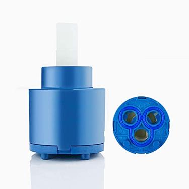 Imagem de Cartucho de torneira misturadora de substituição de cartucho de disco de cerâmica, torneira interna quente e fria, válvula de pia de banheiro para torneira de cozinha de banheiro