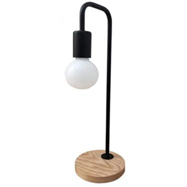 Imagem de Luminária Aika De Mesa Com Base De Madeira Skyshow®